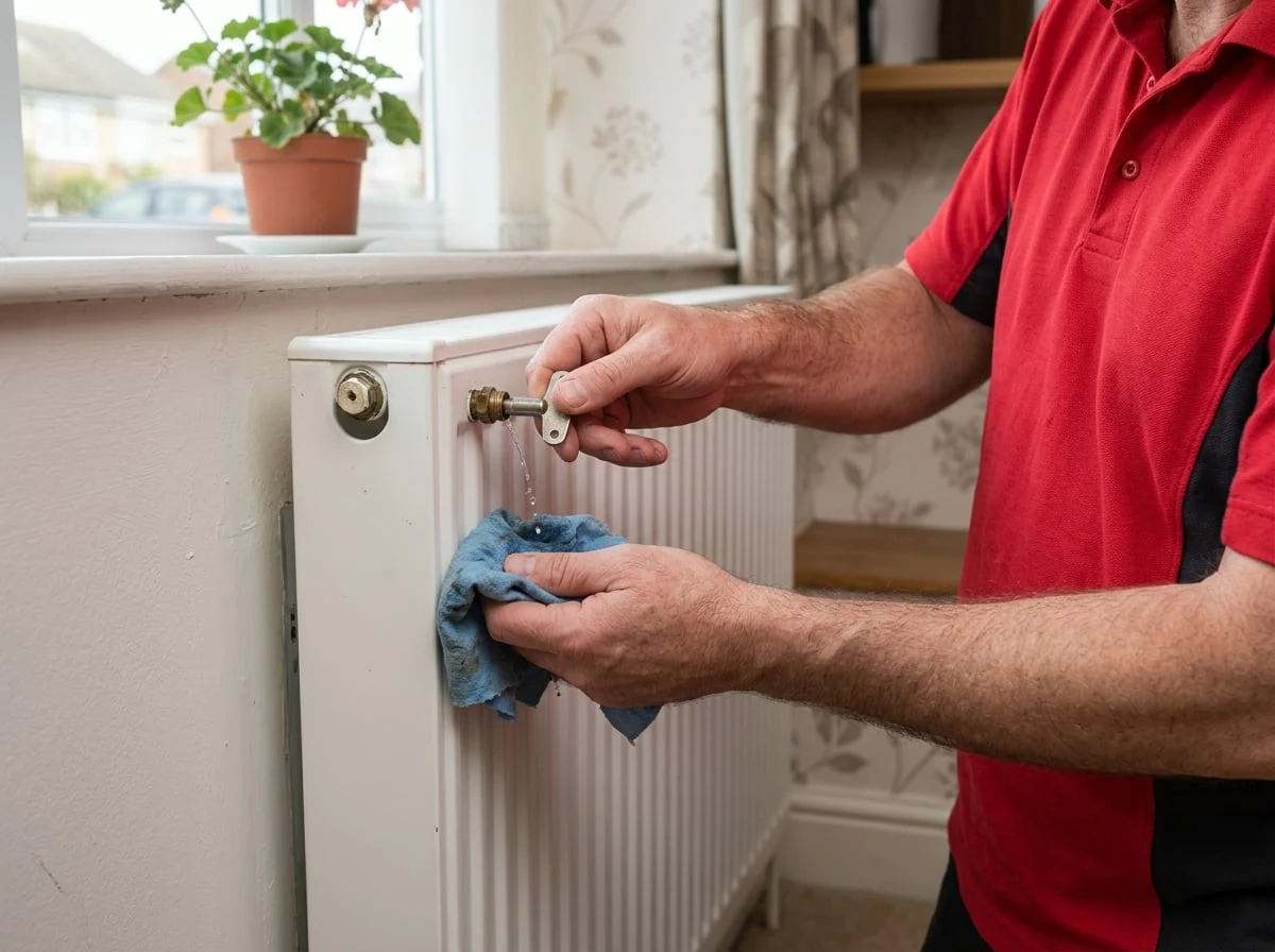 Finchley Plumbers 247 engineer working on central heating in Finchley